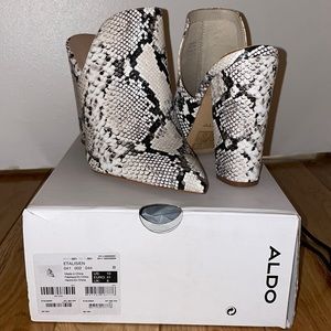 Womens Aldo heeled mule